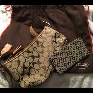 Small coach purse with wallet